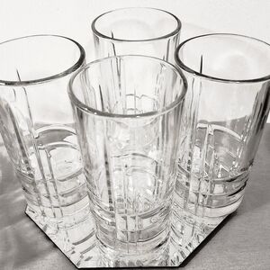 Set of 4 Arizona-Parallelsby Cristal D'Arques - Durand